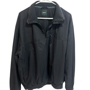 Hugo-boss Men's Black and Grey Jacket